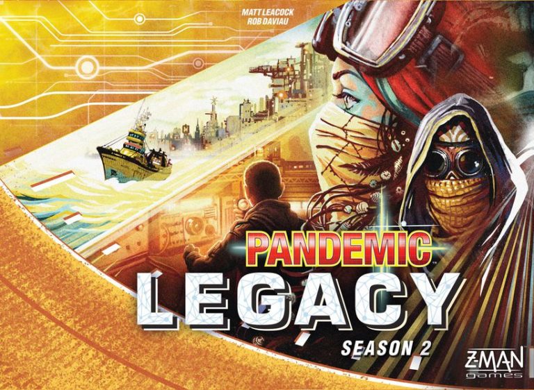 Pandemic Legacy season 2 gold box board game