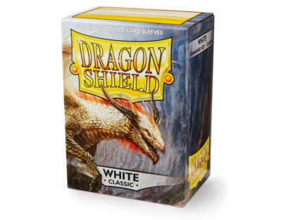 Dragon Shield Classic White 100 Standard Size card sleeves