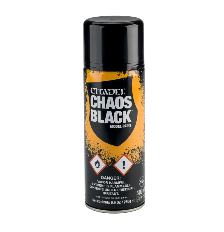 Games Workshop Chaos Black Spray