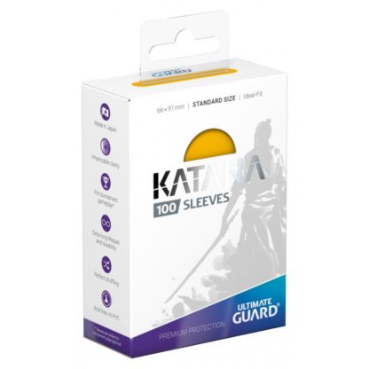 katana-sleeves-standard-size Yellow
