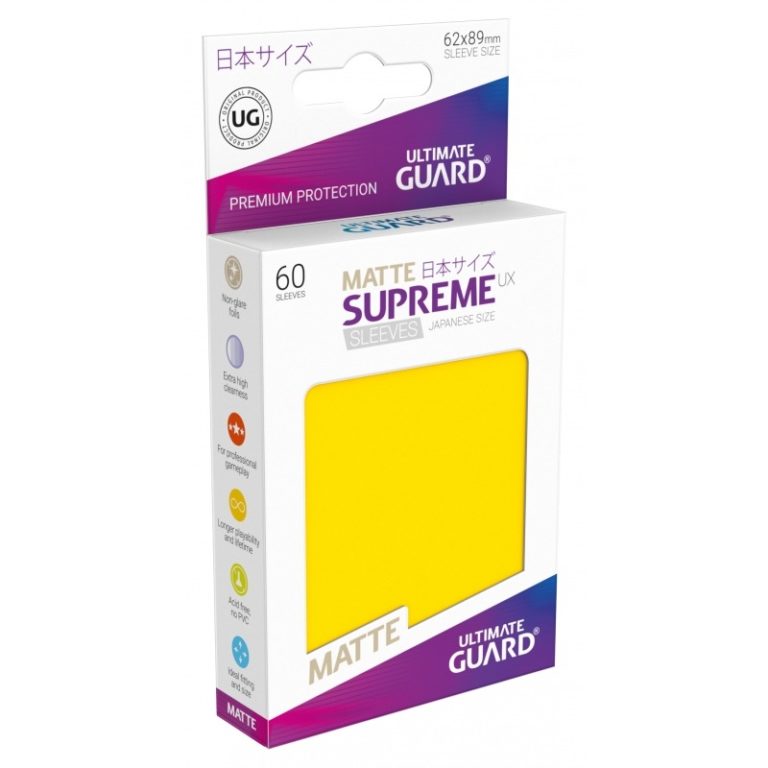 supreme-ux-matte-sleeves-japanese-size Yellow