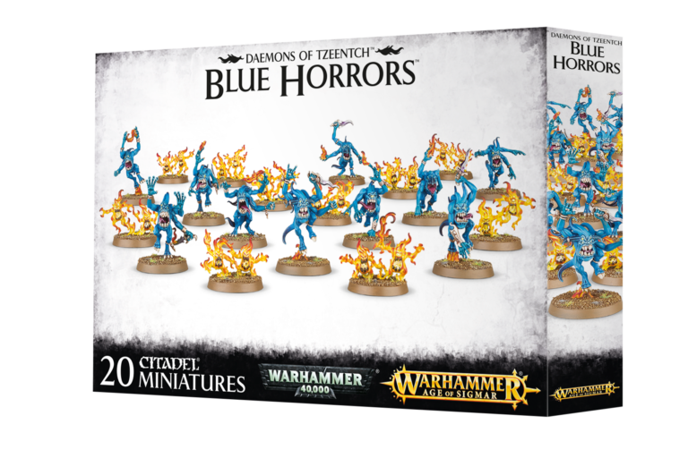Games Workshop Age of Sigmar/Warhammer 40K Chaos Demons Blue Horrors of Tzeentch