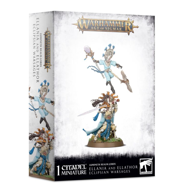 Games Workshop Age of Sigmar Lumineth Realm-Lords Ellania & Ellathor