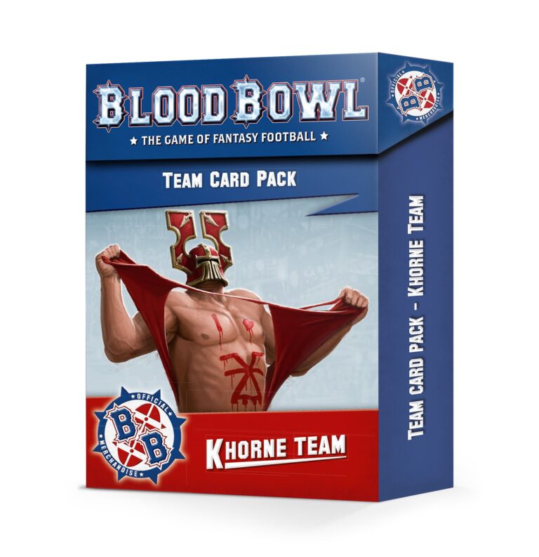 Games Workshop Blood Bowl Khorne Team Card Pack