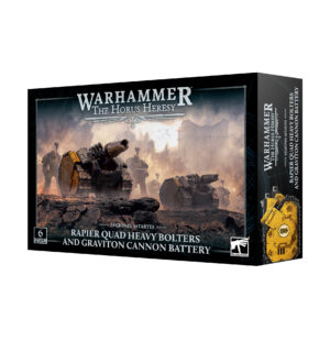 The Horus Heresey: Rapier Quad Heavy Bolters and Graviton Cannon Battery